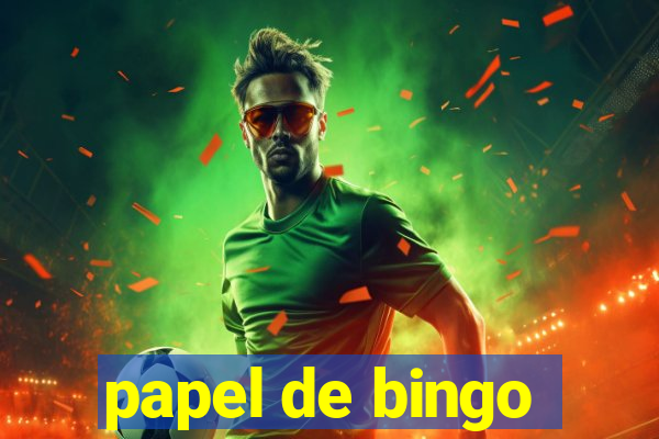 papel de bingo